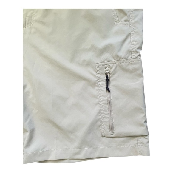 Columbia casual tan cargo shorts Men 40w 10 L pockets zipper button closure - Picture 5 of 14